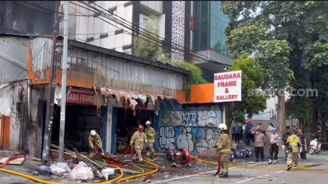 Kebakaran Hebat di Ruko Saudara Frame Mampang, Begini Kondisi 5 Korban Selamat yang Alami Luka Bakar