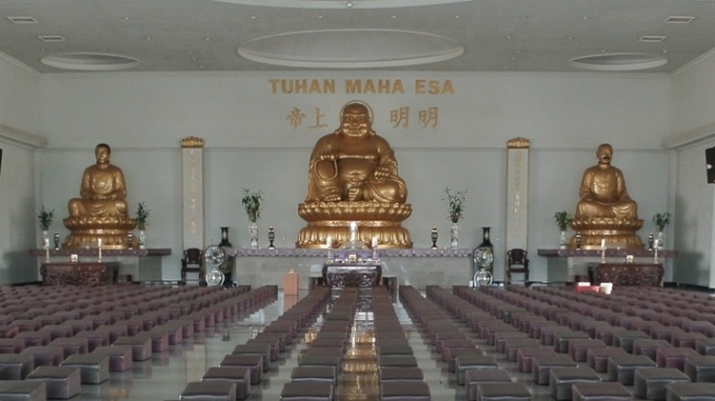 Vihara maitreya Batam [suara.com/eliza gusmeri]