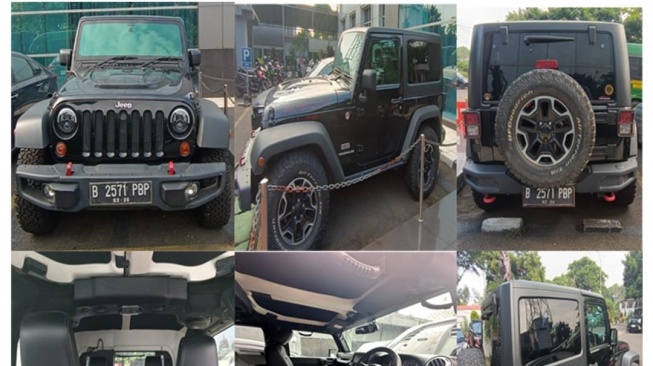 Harga Lelang Terbaru Jeep Rubicon Milik Mario Dandy, Minat?