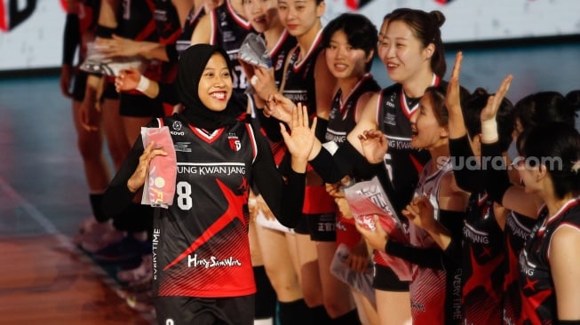 Megawati Hangestri MVP! Red Sparks Hajar Hi Pass 3-0 di Liga Voli Korea Selatan