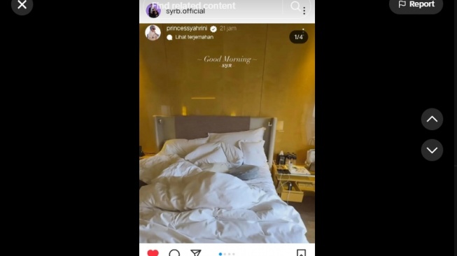 Syahrini Diduga Simpan Bukti Kehamilan di Kamar. [TikTok/lovesyrb]