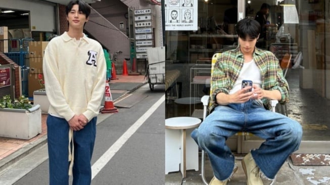 4 Ide Mix and Match Celana Jeans ala Byeon Woo Seok, Dijamin Anti Mati Gaya