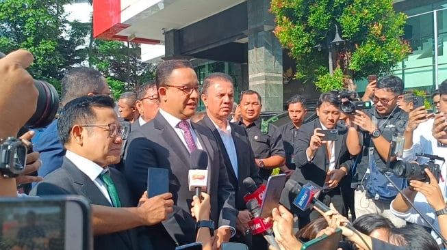 Anies-Muhaimin Tiba Di Gedung MK, Hormati Apapun Putusan Mahkamah Konstitusi