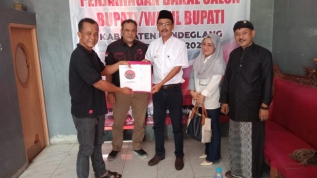 Uday Suhada Ikut Panjaringan Calon Bupati Pandeglang dari PDIP