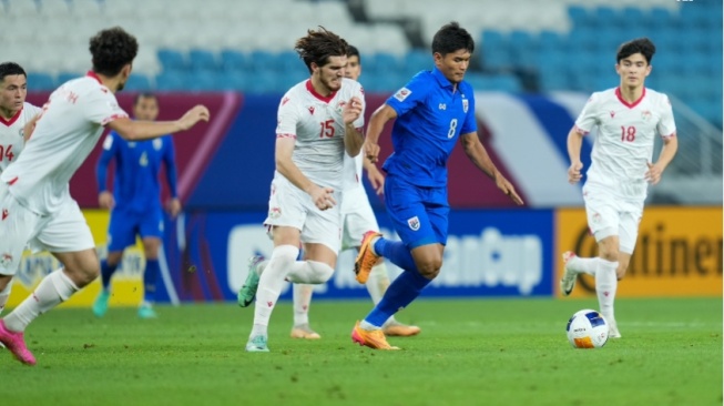 Takluk 0-1 dari Tajikistan, Thailand Gagal Susul Vietnam dan Indonesia di Piala Asia U-23 2024