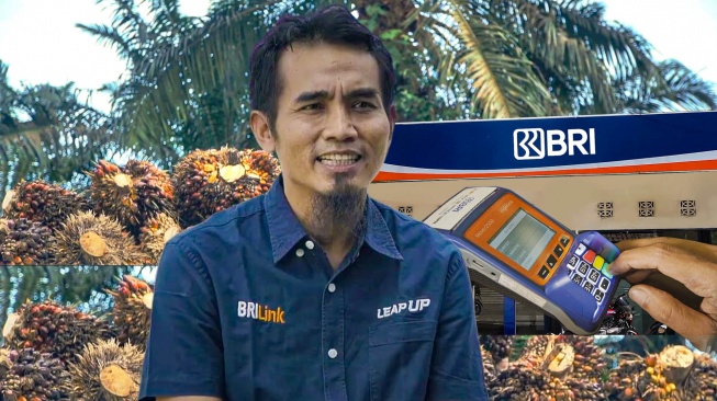 BRILink Dukung Transaksi Perbankan Masyarakat Desa Sialang Kubang Riau
