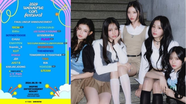 2024 Weverse Con Festival Rilis Lineup Terakhir, HYBE Tak Masukkan NewJeans