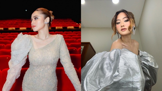 Adu Gaya Syifa Hadju dan Salshabilla Adriani (Instagram)