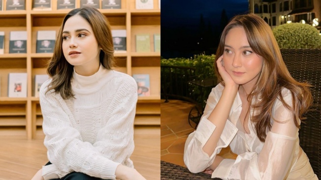 Adu Gaya Syifa Hadju dan Salshabilla Adriani (Instagram)