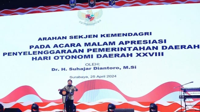 Sekjen Kemendagri Jelaskan Pemberian Penghargaan Prestasi Penyelenggaraan Pemerintahan Daerah Berdasarkan LPPD