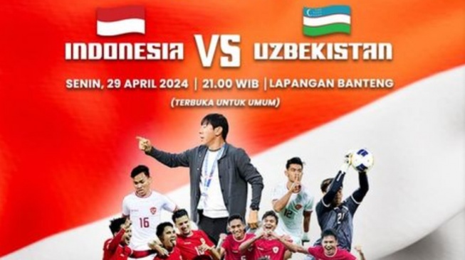 Info Nobar Timnas Indonesia vs Uzbekistan Selain di GBK, Ada di Lapangan Banteng Jakarta