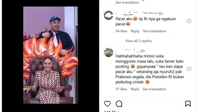 Reaksi Ivan Gunawan saat Nikita Mirzani bicara soal Rizky Irmansyah jadi sorotan. [Instagram]