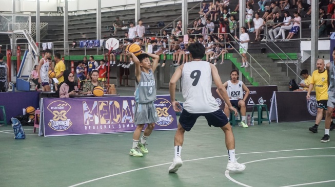 Mandiri 3X3 Indonesia Tournament Regional Sumatera telah merampungkan babak Play-in Tournament. [Dok. Istimewa]