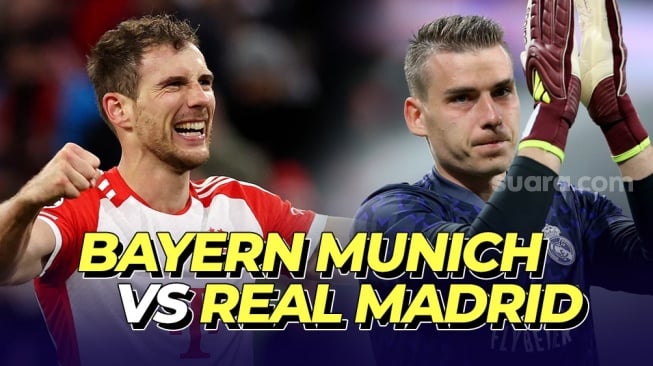 Link Live Streaming Bayern Munich vs Real Madrid di Semifinal Liga Champions, Segera Berlangsung