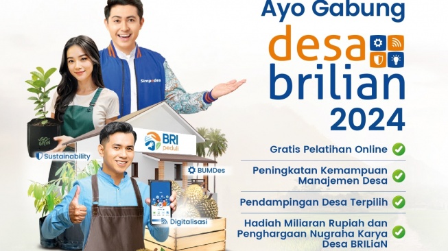 BRI Kembali Gelar Program Desa BRILiaN 2024 Pada Bulan April Sampai November