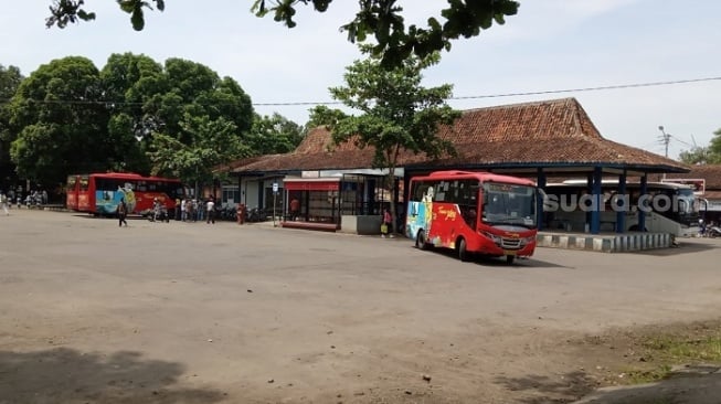 Suasana Terminal Borobudur. (Suara.com/ Angga Haksoro Ardi).