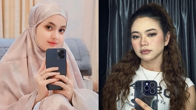 Adu Gaya Putri DA vs Rara LIDA (Instagram/@da4_putri03/@lida_rara06)