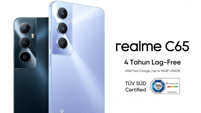 Siap Masuk Indonesia, realme C65 Andalkan Lag-Free, Usia Pakai Smartphone Makin Lama