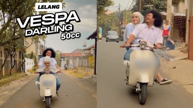 Vespa kesayangan Babe Cabita dilelang untuk bangun masjid. (Instagram)