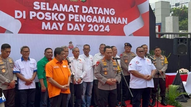 Kapolri Sebut Aksi May Day Digelar di 77 Titik Seluruh Indonesia, Semuanya Aman