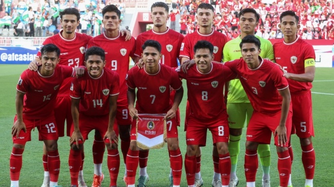 Timnas Indonesia U-23 tampil di Piala Asia U-23 2024 di Qatar. [K JAAFAR / AFP]