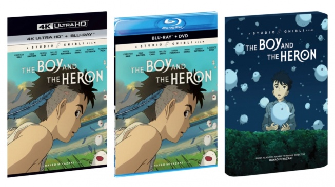 Film The Boy and the Heron akan Hadir dalam Format 4K, Blu-ray, dan DVD