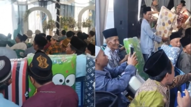 Acara Walimahan di Sidoarjo Dapat 'Berkat' Kasur Lipat, Publik Bandingkan dengan Artis