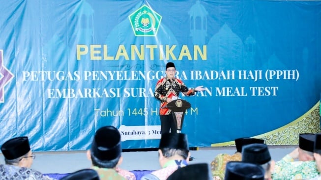 PJ Gubernur Jatim: Junjung Tinggi Komitmen Berikan Pelayanan Prima Bagi Jemaah Haji