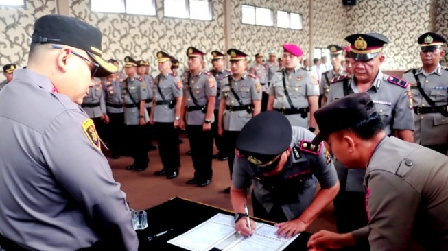 Daftar Nama Kapolsek dan Pejabat Baru Polres Lampung Selatan