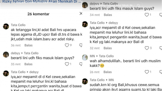 Netizen diduga tetangga Mahalini Raharja (TikTok @agatha_alesya99)