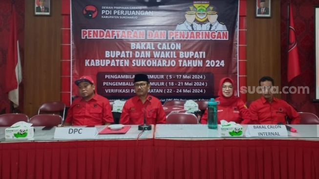 Pilkada Sukoharjo 2024: Dulu Duet, Kini Etik Suryani dan Agus Santosa Sama-sama Daftar Bupati Lewat PDIP