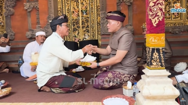 Potret Mahalini Jalani Adat Mepamit (YouTube/SL MEDIA)