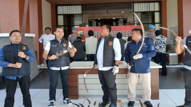 Tawuran Gagal Berujung Perusakan Sepeda Motor, 17 Remaja di Temanggung Ditangkap