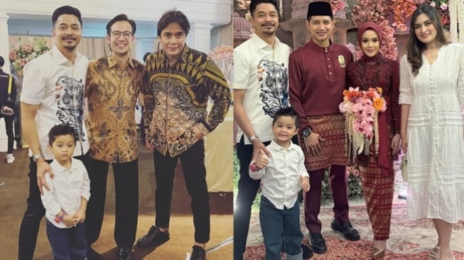 Potret Pertunangan Chand Kelvin dan Dea Sahirah (Instagram/adlyfayruz/angbeenrishi)