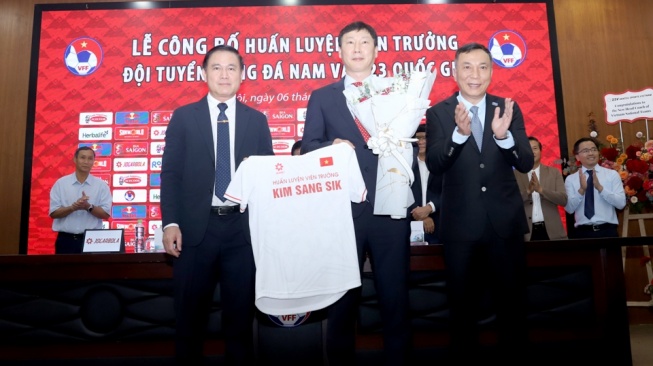 Pelatih baru Timnas Vietnam, Kim Sang-sik. (Dok. VFF)