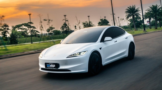 Prestige Bawa Tesla Model 3 Highland ke Indonesia. (Foto: Prestige)