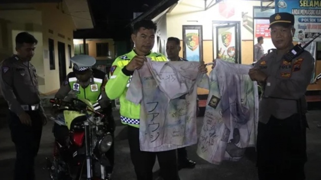 Konvoi Knalpot Brong dan Coret-coretan Baju Sekolah, Pelajar Tawangmangu Diamankan Polisi