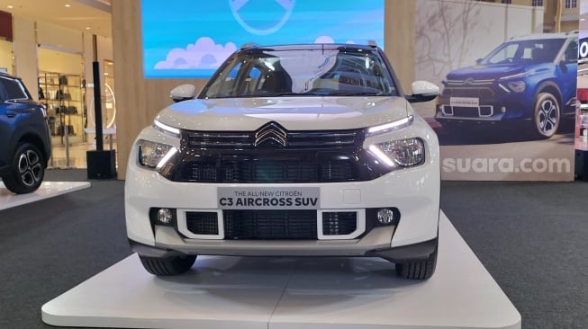 The All-New Citroën C3 Aircross SUV hadir di Kota Medan. [Suara.com]