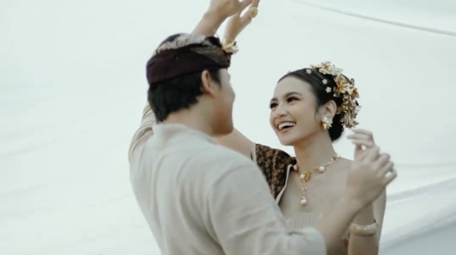 Potret Prewedding Rizky Febian dan Mahalini (instagram@mahaliniraharja)