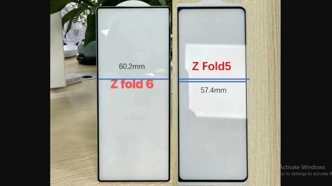 Render Samsung Galaxy Z Fold 6. [Gizmochina]