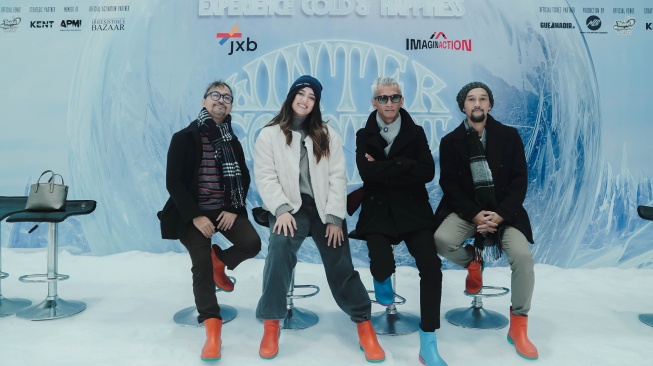 The Groove di acara jumpa pers konser Winter Concert di Trans Snow World, Bintaro. [dokumentasi pribadi]