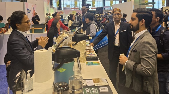 BRI Berangkatkan UMKM Kopi Bandung 'Gravfarm' Ikuti Speciality Coffee Expo di US