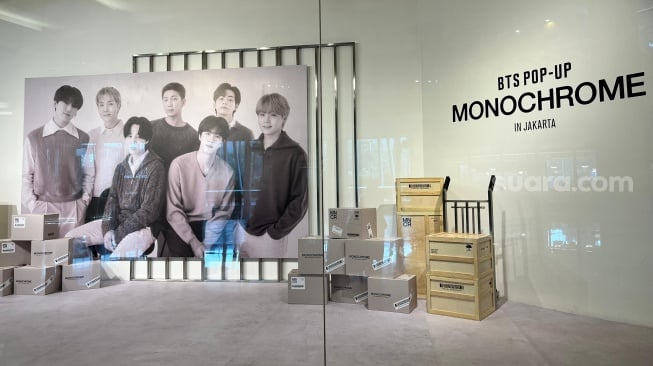 Masuknya Gratis! BTS Pop-up Store Monochrome Hadir di Jakarta Buat Obati Kerinduan ARMY