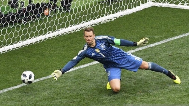 Penjaga gawang Manuel Neuer. (ANTARA/AFP/Mladen ANTONOV/aa)