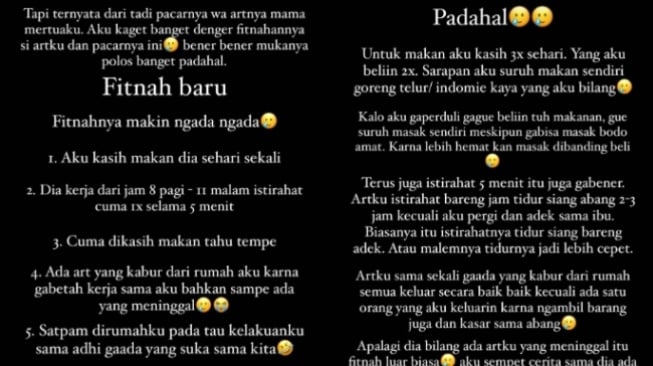 Kesha Ratuliu Curhat Difitnah ART (Instagram/kesharatuliu05)