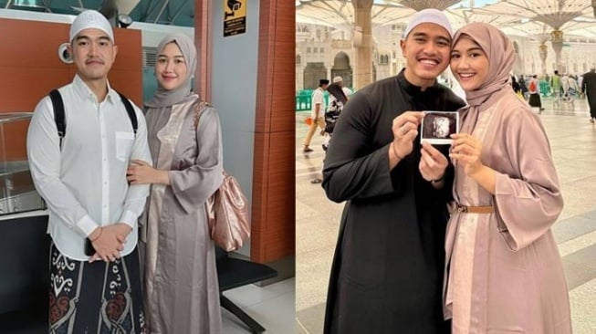 9 Potret Kaesang dan Erina Gudono Saat Umrah, Umumkan Hamil Anak Pertama