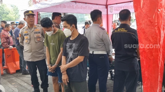 Dua Jukir Liar Minta Rp 150 Ribu Di Istiqlal Ditangkap, Ternyata Positif Narkoba Dan Terlibat Pencurian