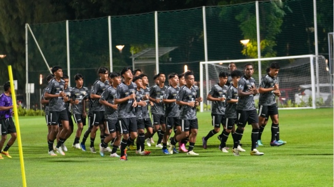 Pemain Timnas Indonesia U-20 saat melakoni pemusatan latihan (pssi.org)