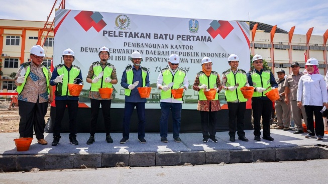 DPD Lakukan Groundbreaking Pembangunan Kantor Perwakilan di Tengah Moratorium Menkeu