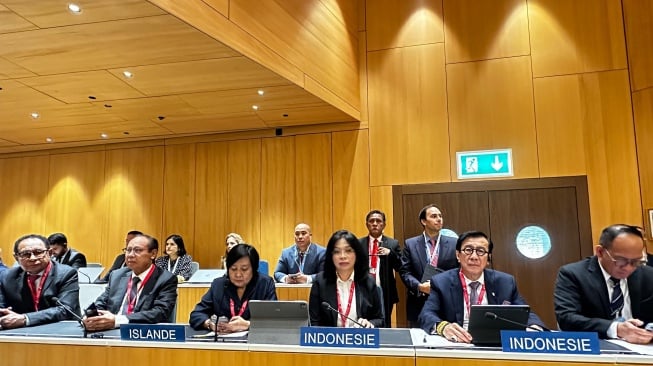 Menkumham Pimpin Delegasi RI dalam Konferensi Diplomatik di WIPO Jenewa